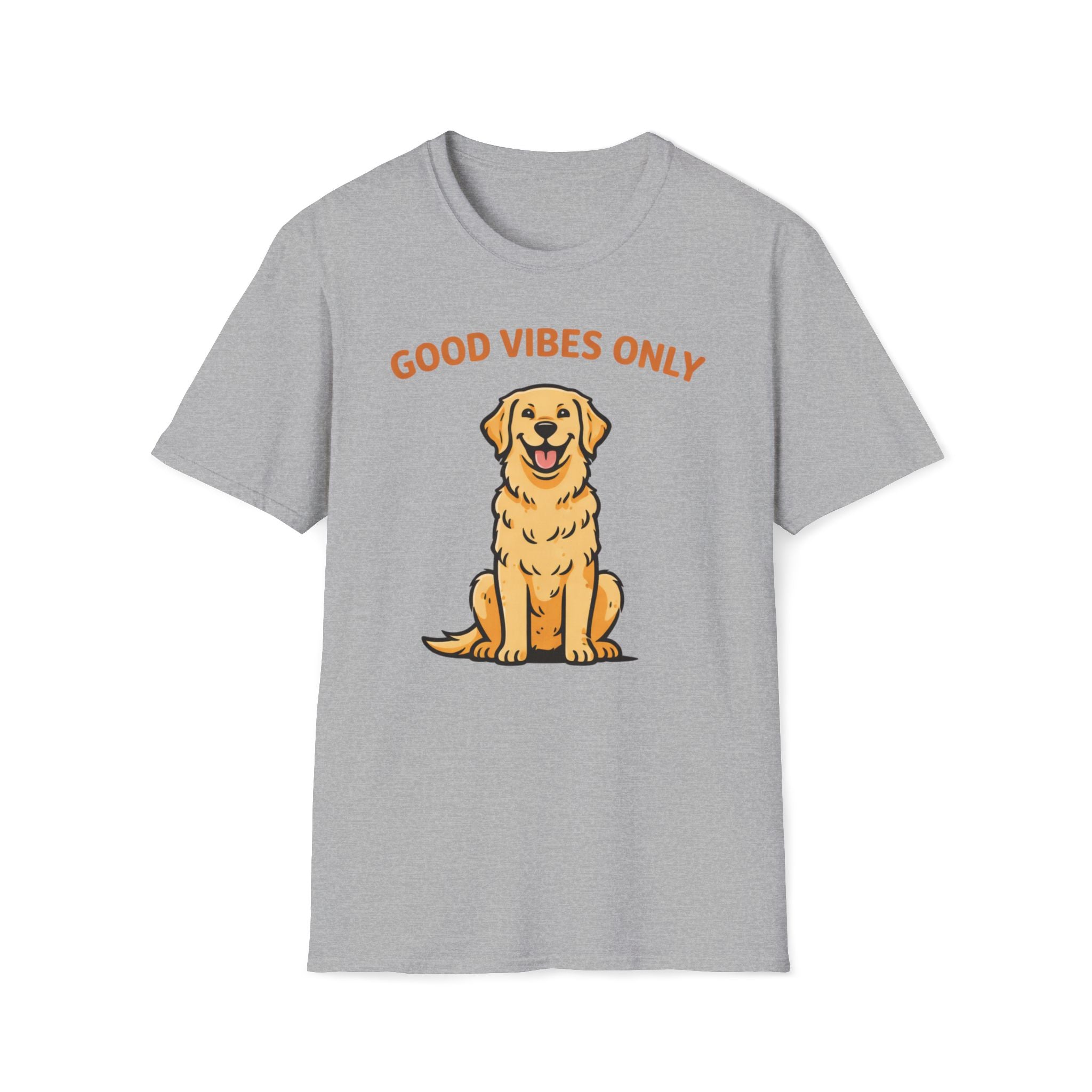 Good Vibes Only Golden Retriever T-Shirt