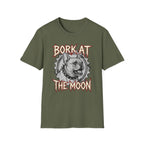 Bork At The Moon T-Shirt — Gothic Dog Graphic Tee