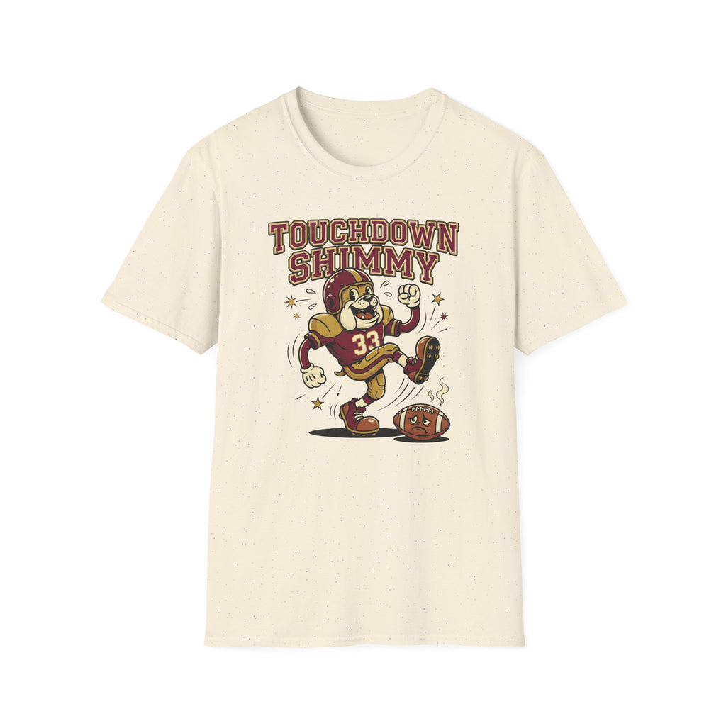 Touchdown Shimmy T-Shirt — Vintage Football Mascot Tee