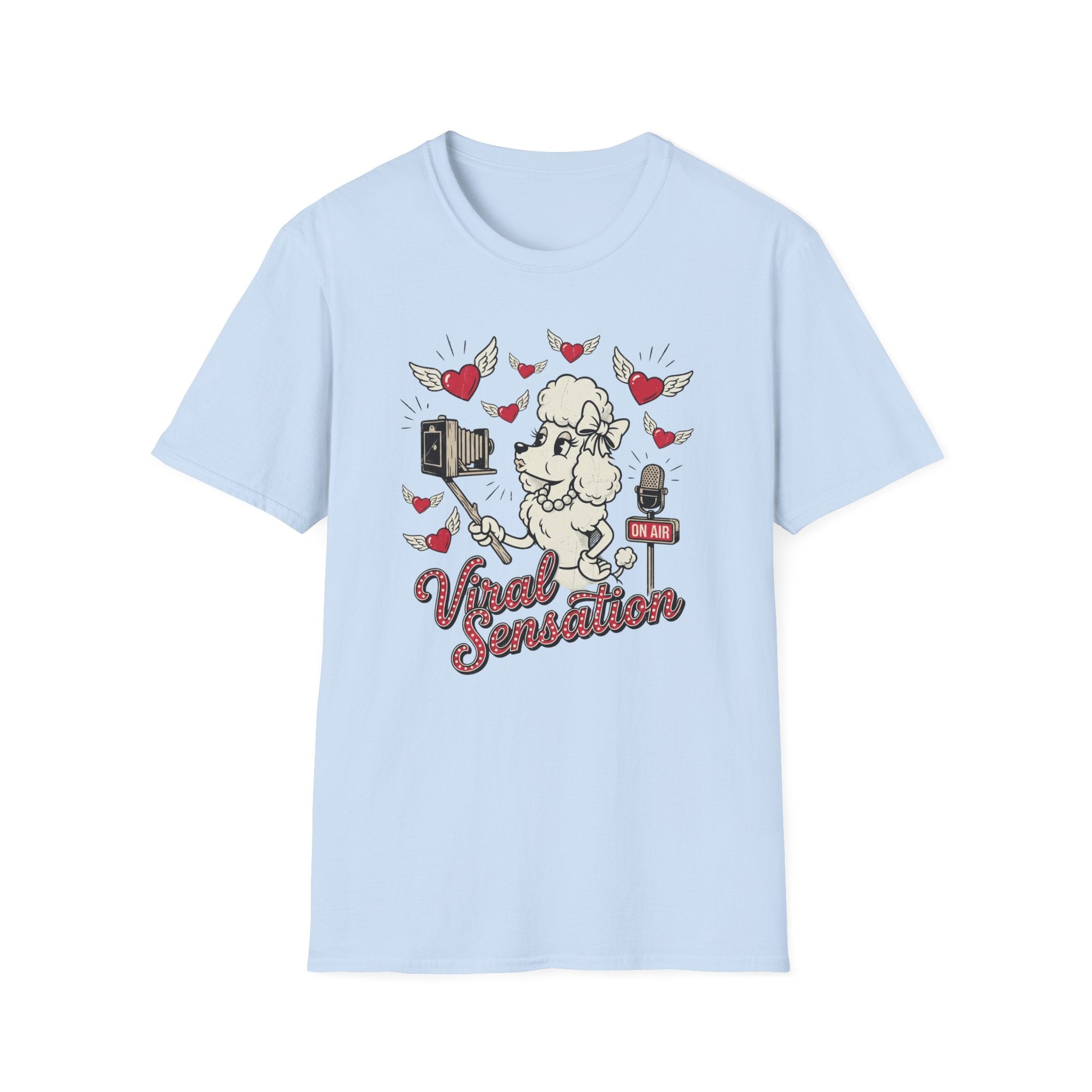 Vintage Poodle Viral Sensation T-Shirt