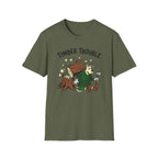 Timber Trouble T-Shirt — Funny Lumberjack Graphic Tee