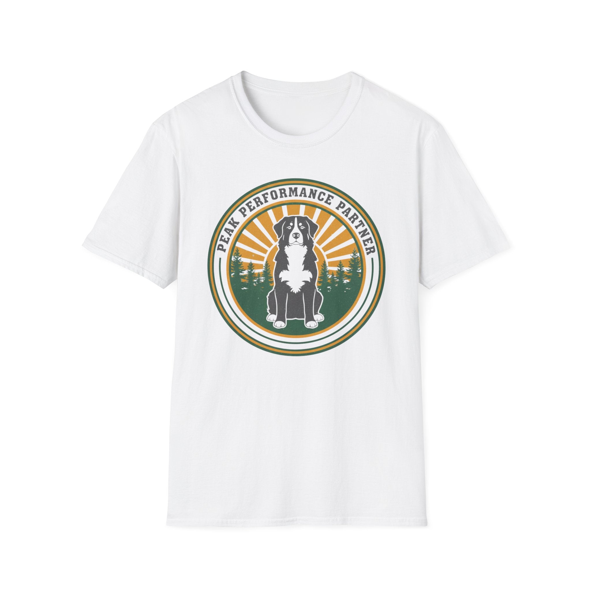 Peak Performance Partner Dog T-Shirt — Adventure Pup Graphic Tee