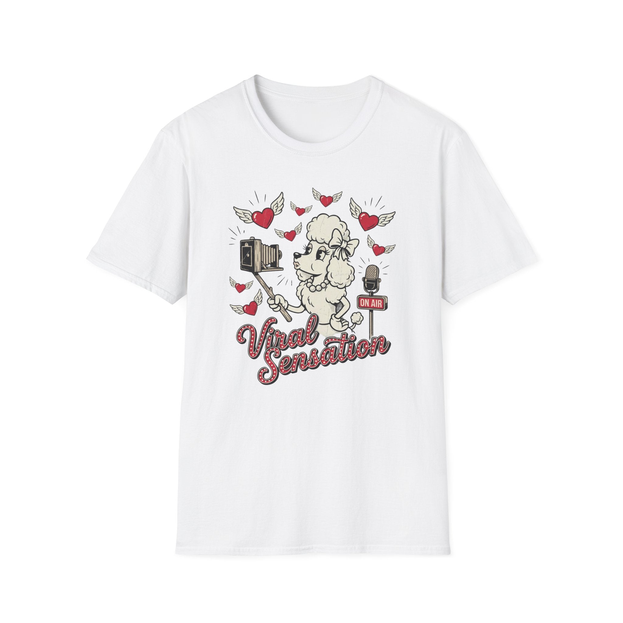 Vintage Poodle Viral Sensation T-Shirt