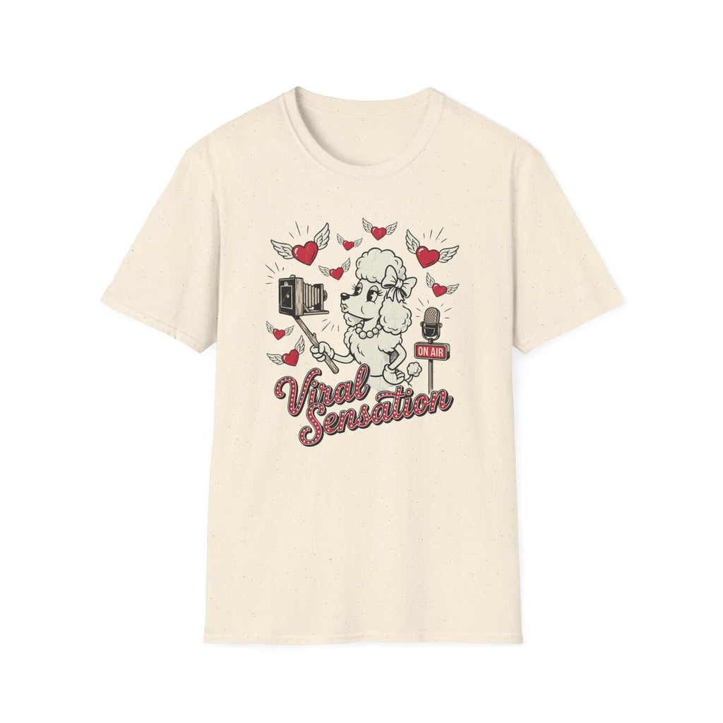 Vintage Poodle Viral Sensation T-Shirt