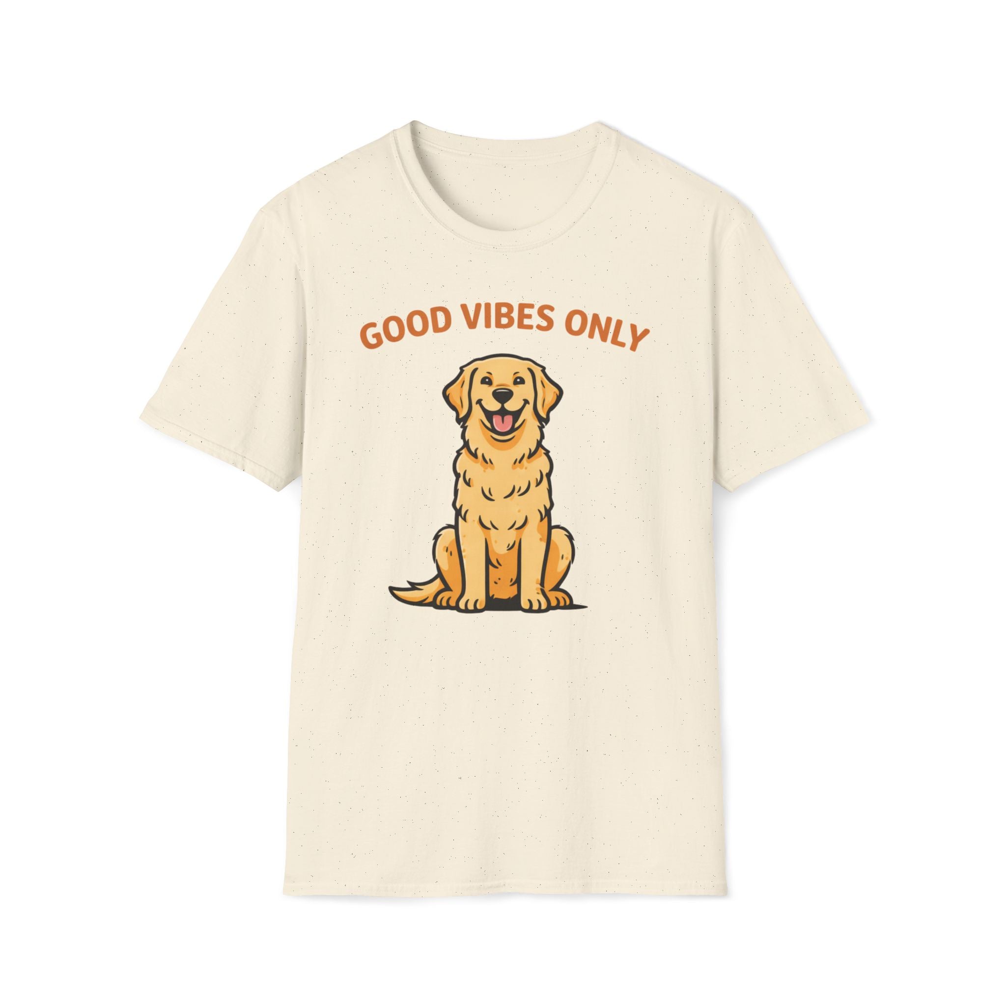 Good Vibes Only Golden Retriever T-Shirt
