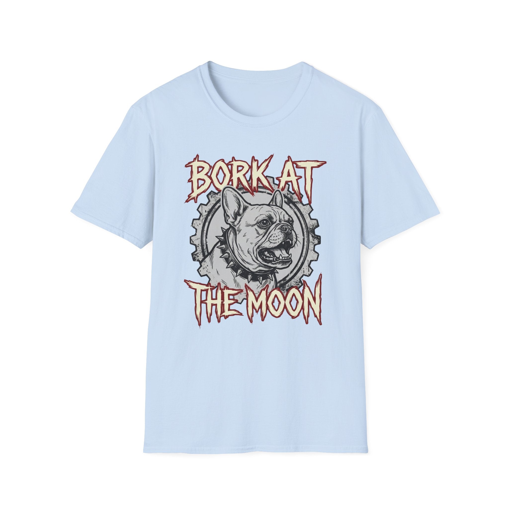 Bork At The Moon T-Shirt — Gothic Dog Graphic Tee