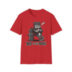 Bad to the Bone Bulldog T-Shirt — Retro Biker Dog Graphic Tee