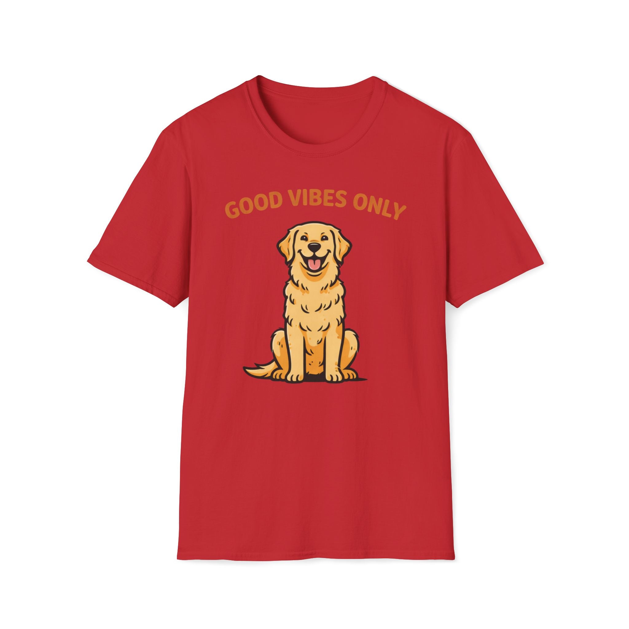 Good Vibes Only Golden Retriever T-Shirt